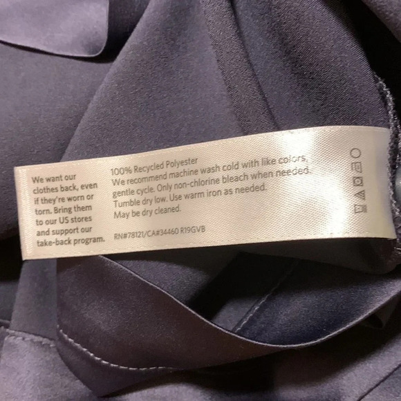 EILEEN FISHER NWOT Ballet Neck Box Top‎ in Navy - Picture 8 of 9